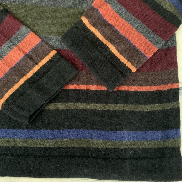 Men’s Striped Crewneck Wool Blend Sweater | Spring + Mercer | Size Large - Picture 2 of 4